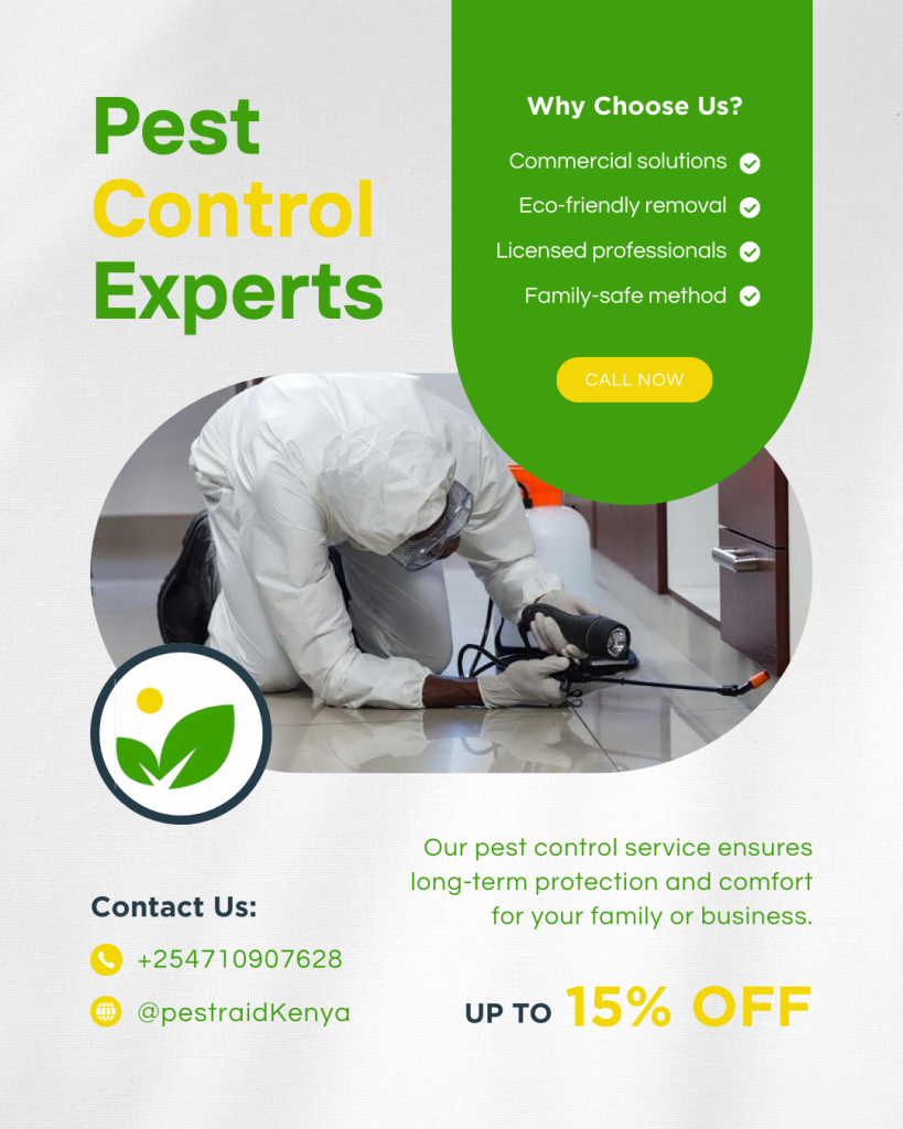 Pest control services and fumigation in Nairobi Kenya